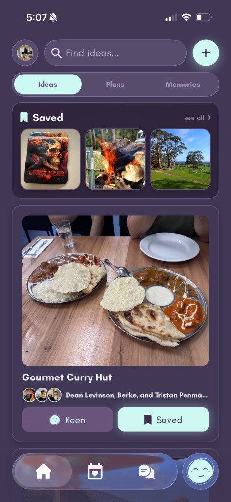 Keen ideas screen